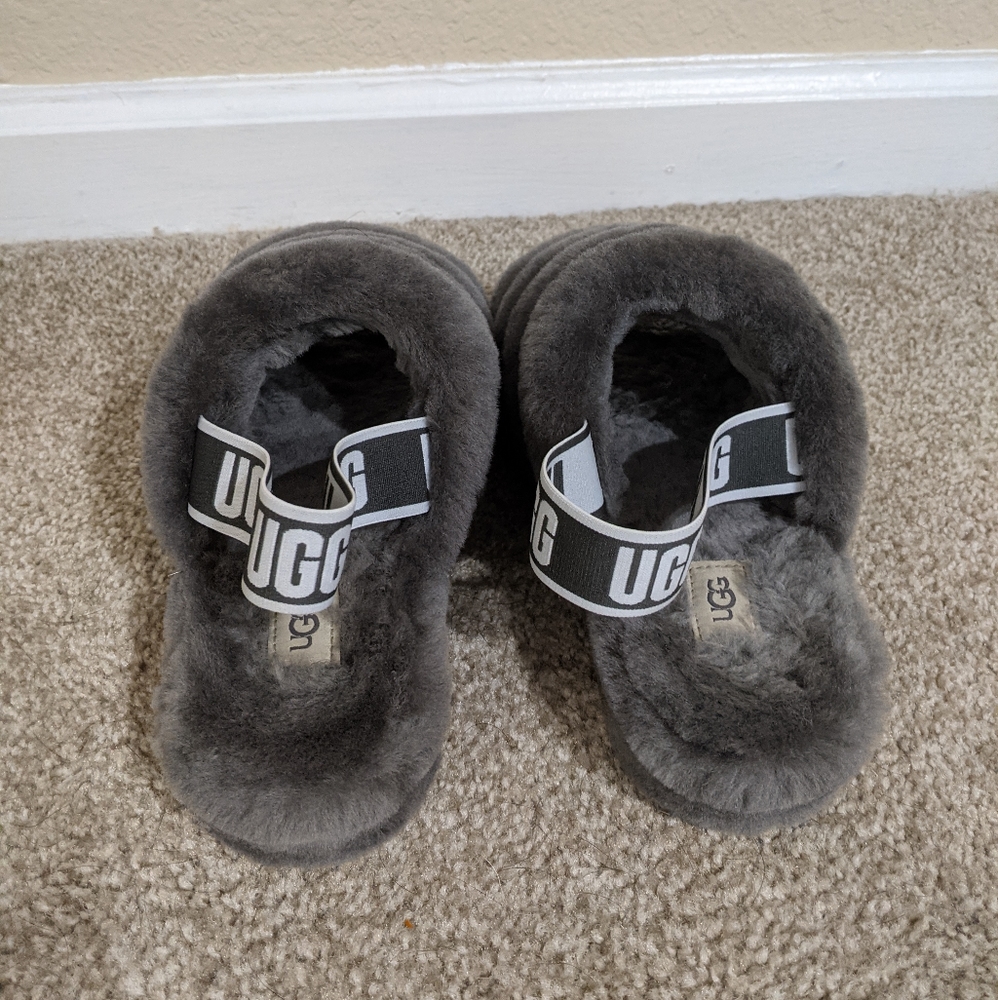 Ugg Fluff Yeah Slides, Charcoal - image 3